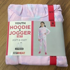 32 Heat youth hoodie and jogger set tye dye‎